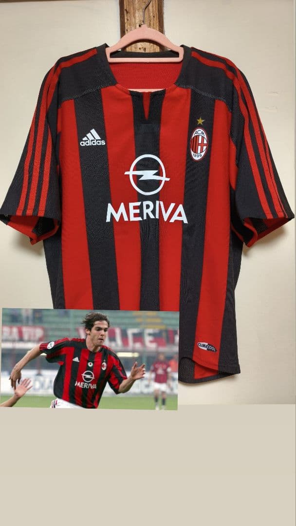 ウェア AC Milan 2003-04 KAKA' 22 Player Issue