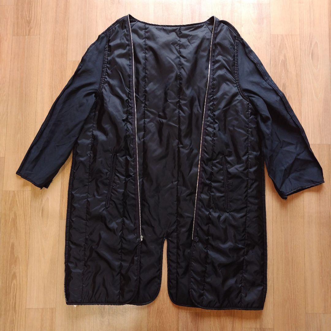 美品！42R 米軍 実物 U.S. NAVY ブラックトレンチコート　14228