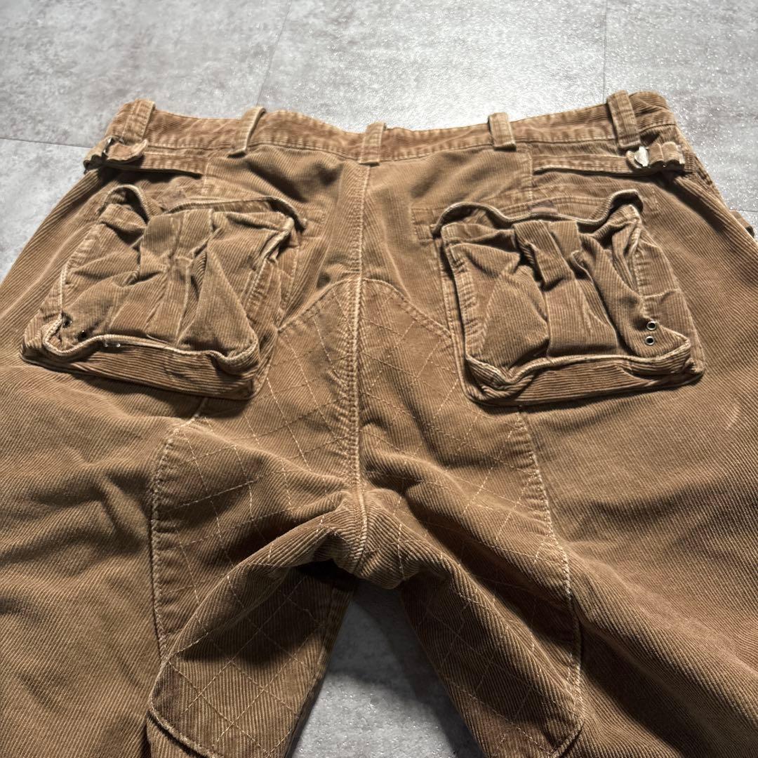 名作　00s ラルフローレン　コーデュロイカーゴパンツ　パラシュートパンツ