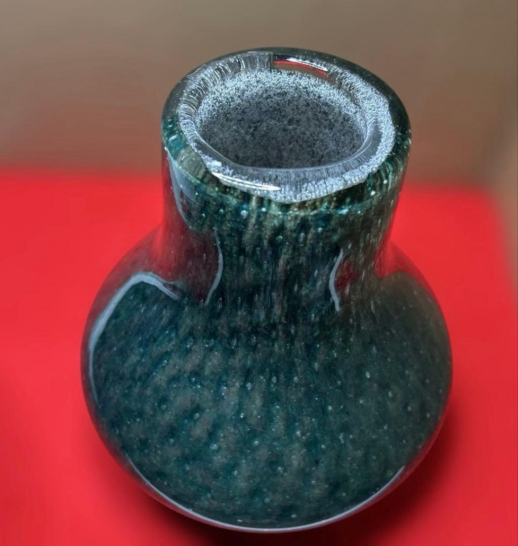 岩田硝子　イワタガラス　花瓶　フラワーベース