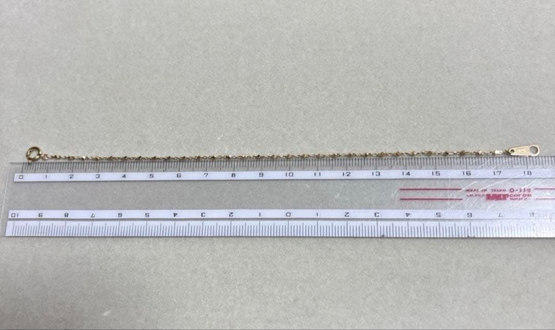 金高騰中！K18 ♡ デザインブレスレット 造幣局刻印あり