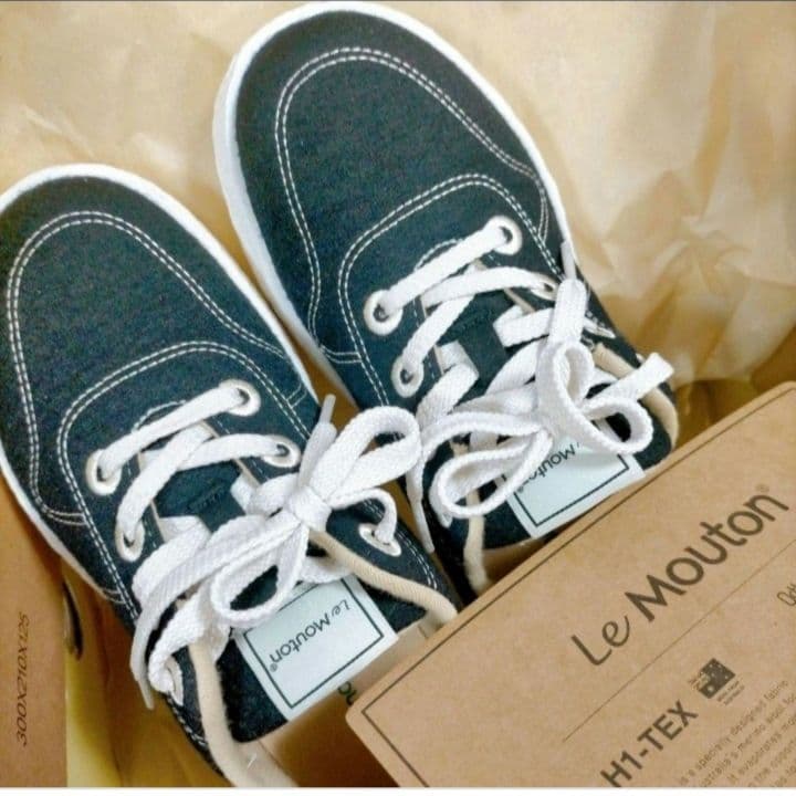 LeMouton ルムトン メイト スニーカー 軽量 23.0cm ブラック