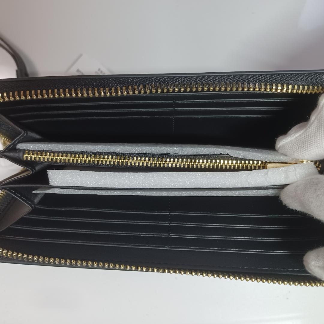 新品 未使用 COACH コーチ ラウンドジップ長財布 あんしん鑑定利用可能
