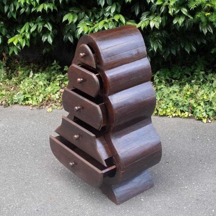 レア 瓢箪チェスト ヴィンテージ 五段チェスト 昭和レトロ