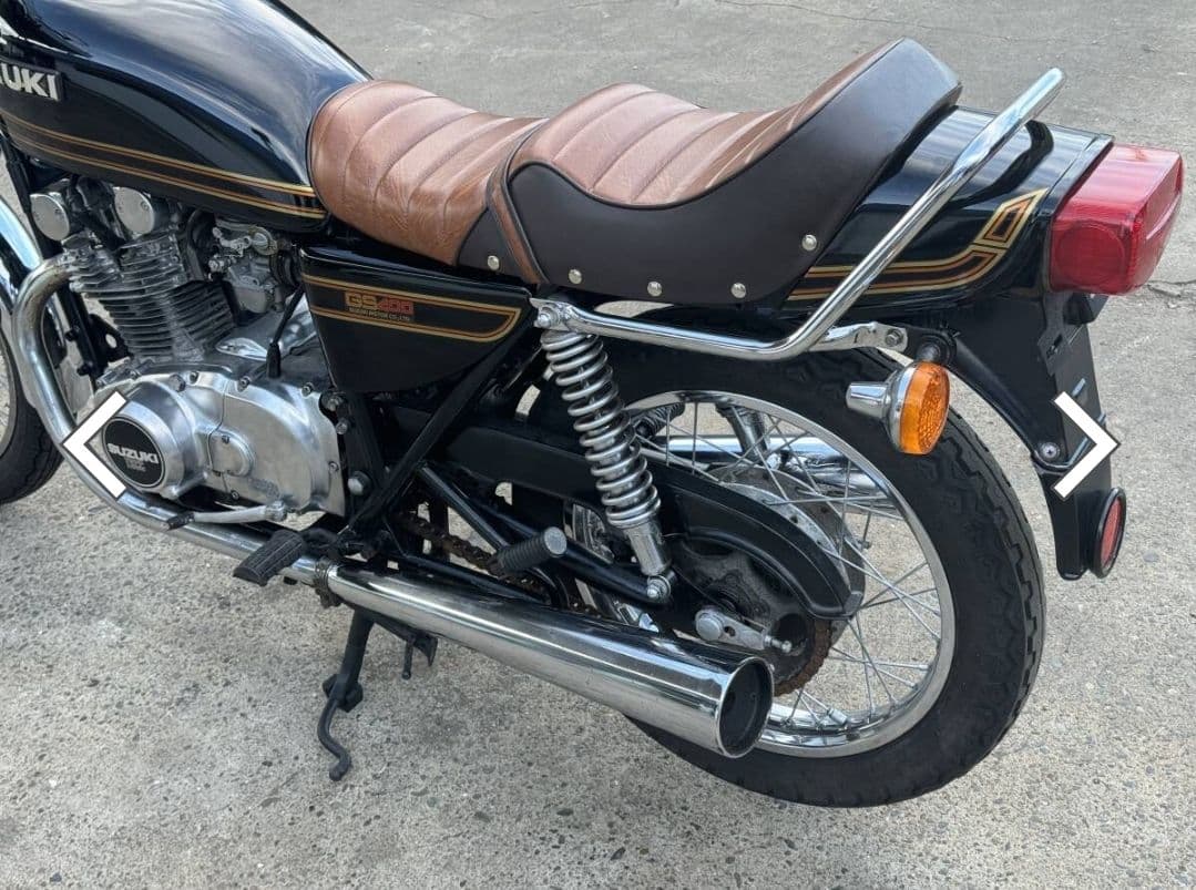 gs400 新品未使用　シート　ブラウン