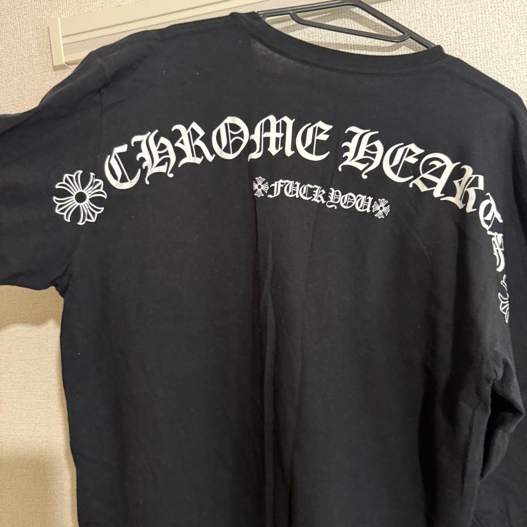 CHROME HEARTS ブラック ロングスリーブ Tシャツ