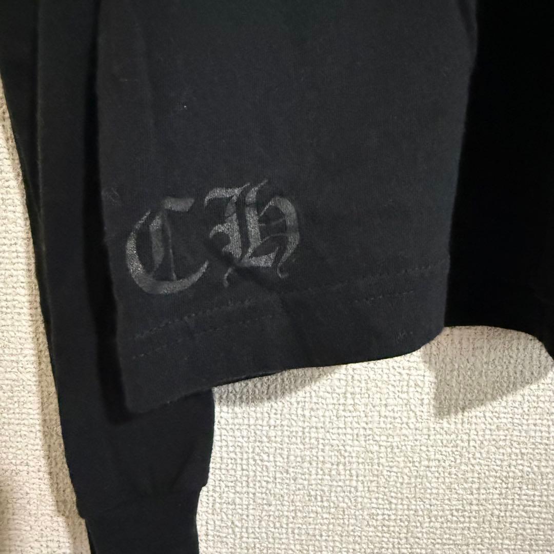 CHROME HEARTS ブラック ロングスリーブ Tシャツ
