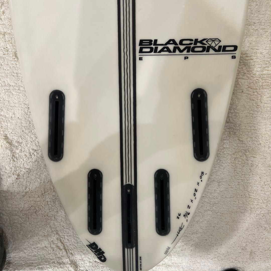 手渡し限定！三重県　DHD ショートボード 5'10\" ブラックダイヤモンド