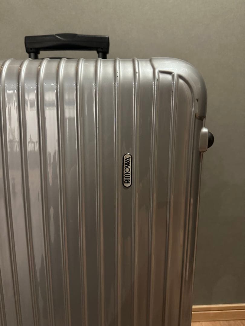 【美品】RIMOWA リモワ 82Lシルバー キャリーケース 4輪 タグ付き