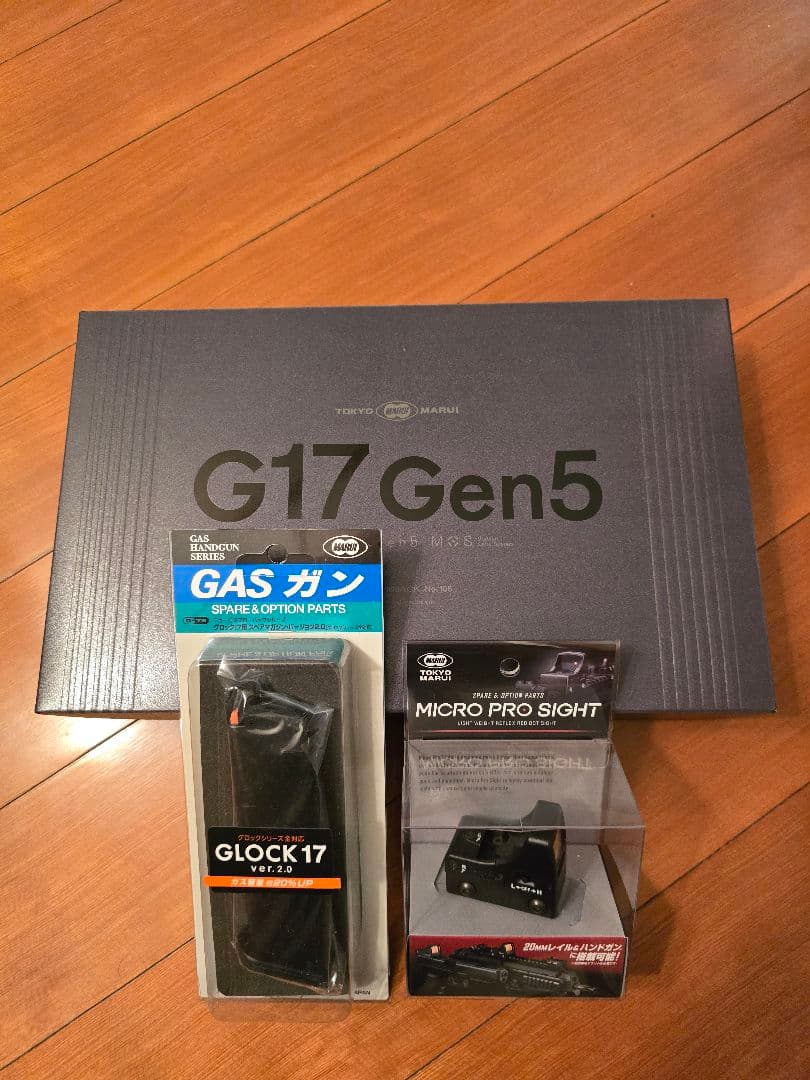 東京マルイ glock17 Gen5 mos マイクロプロサイト 予備マガジン