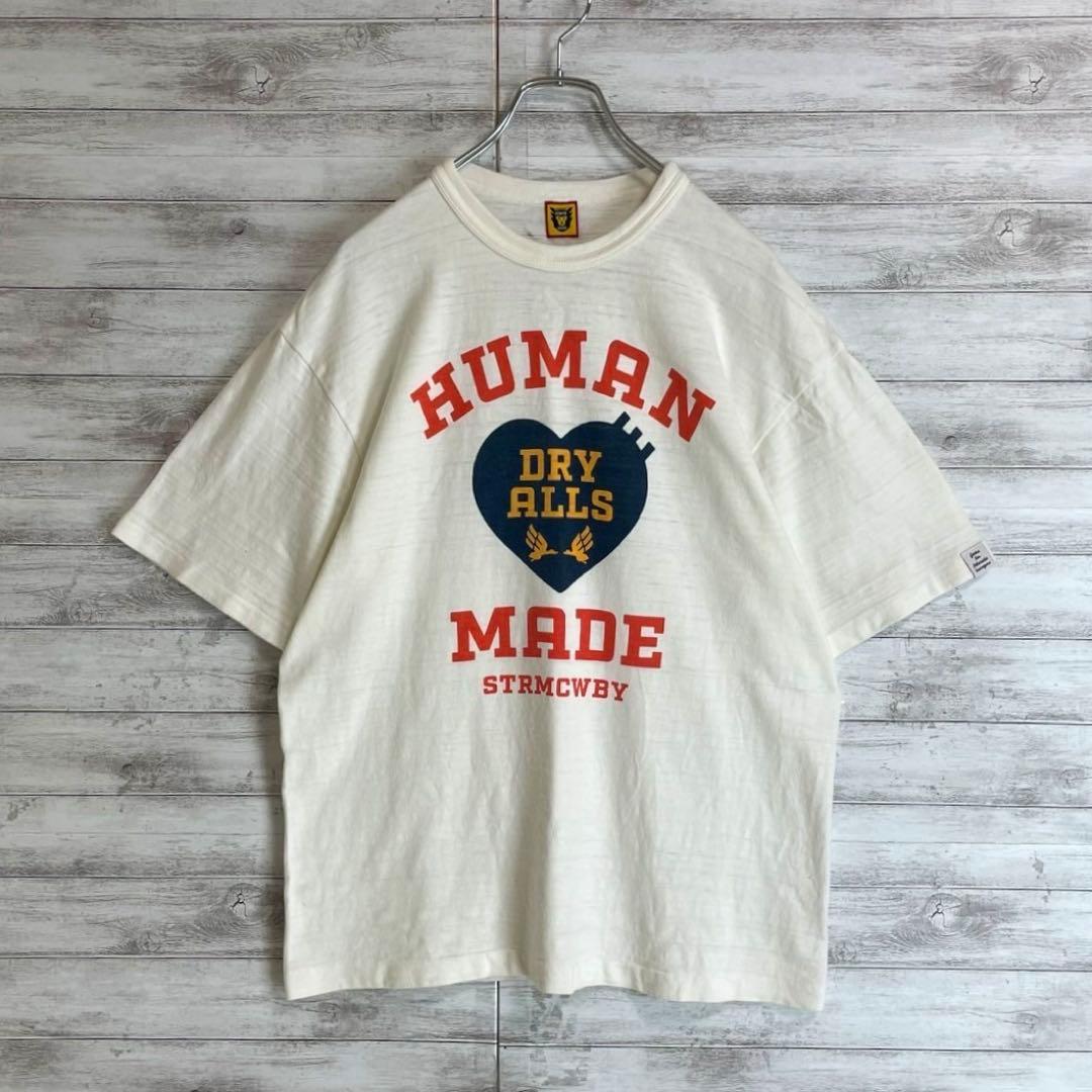 【即完売モデル】ヒューマンメイド⭐︎センター ハートロゴ Tシャツ XLサイズ
