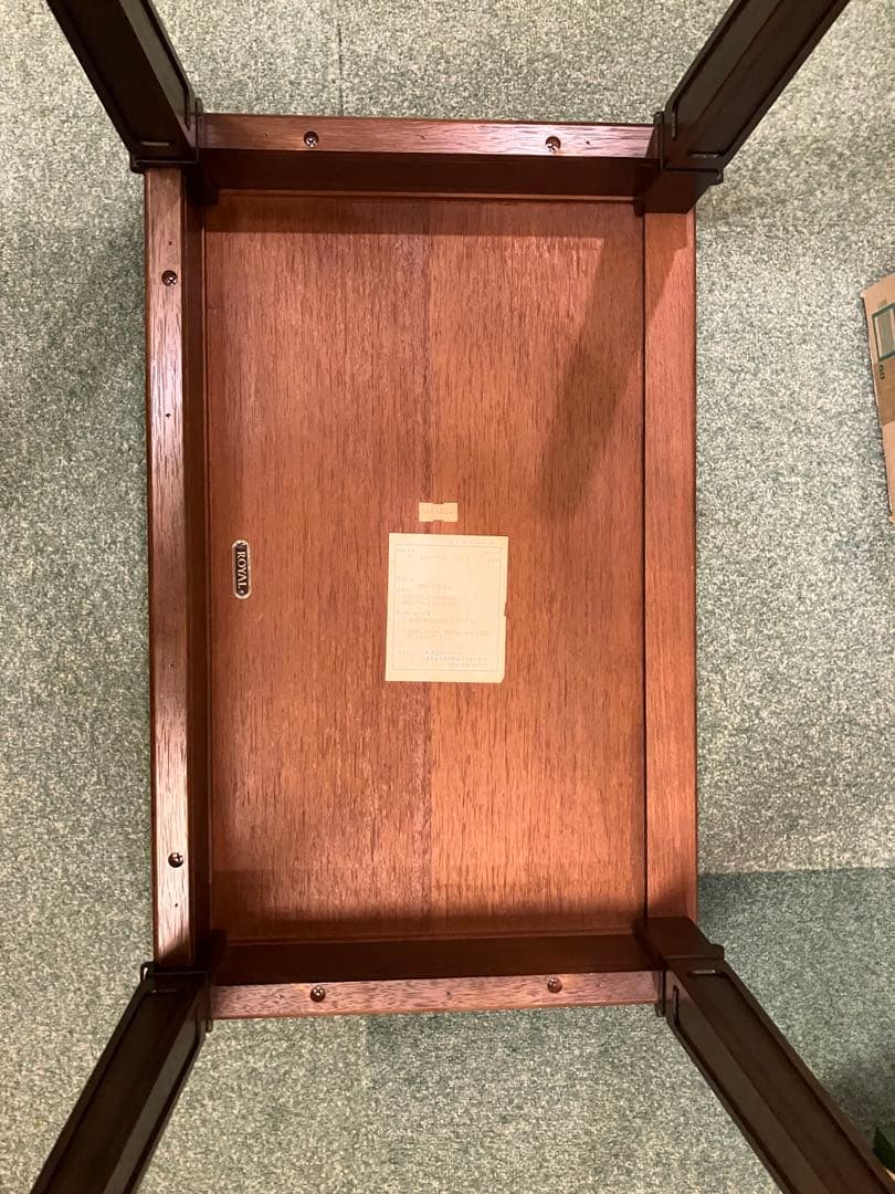 欧州風　木製サイドテーブル　マルニ木工 表面も綺麗な状態　お洒落