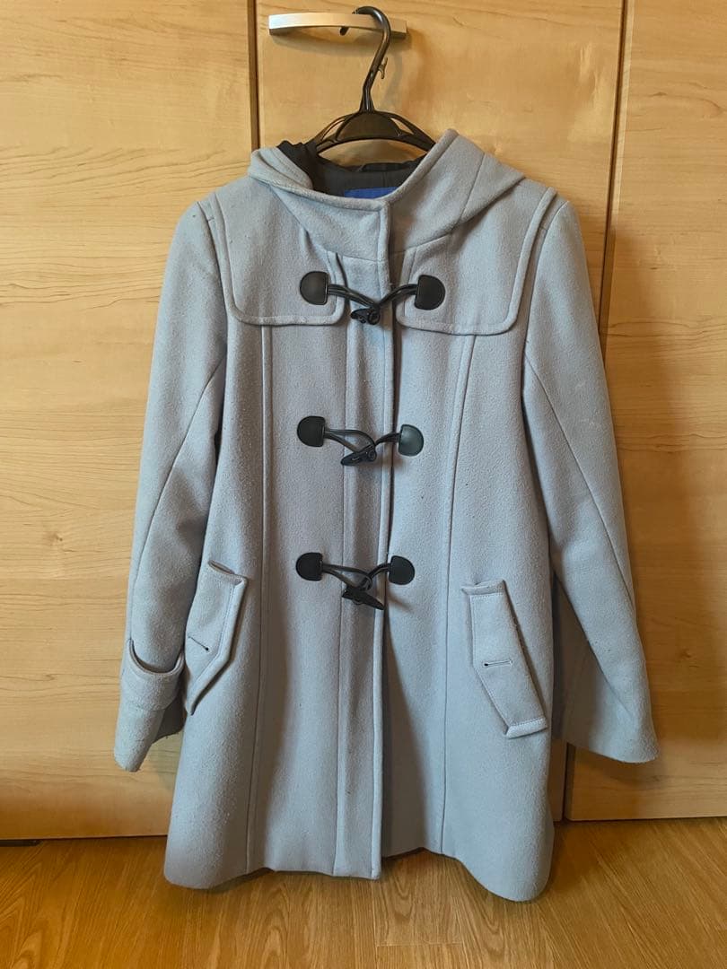 BLUE LABEL CRESTBRIDGE ライトブルー ダッフルコート