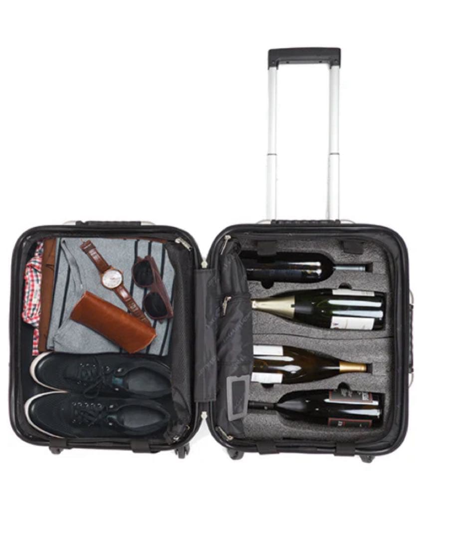 スーツケース ワインキャリー用インサート付き