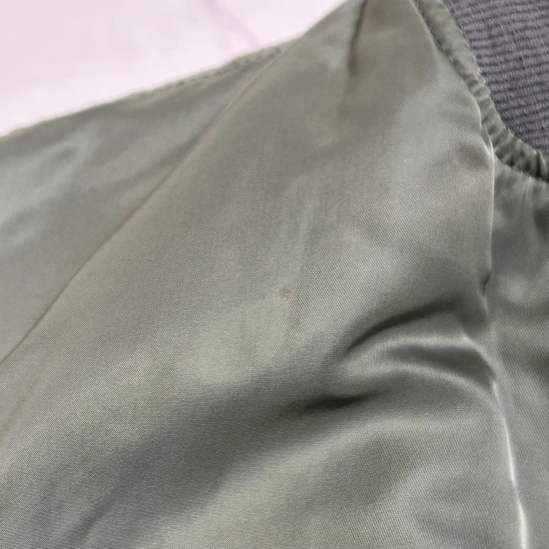 【80s】USA製 旧タグ アルファインダストリーズ MA-1 L