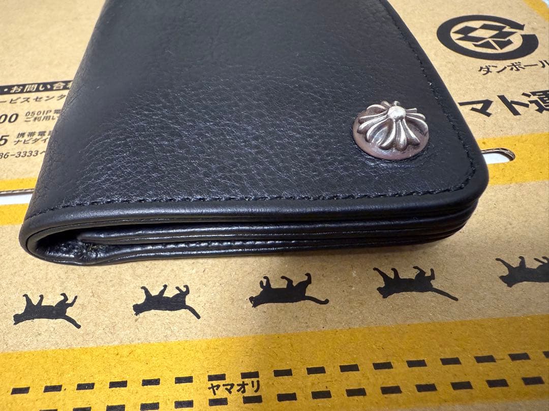 クロムハーツ ワンジップクロスボタンレザーウォレット 1zip WALLET財布