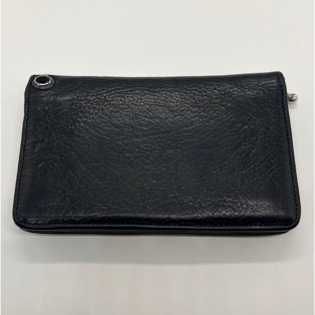 クロムハーツ ワンジップクロスボタンレザーウォレット 1zip WALLET財布