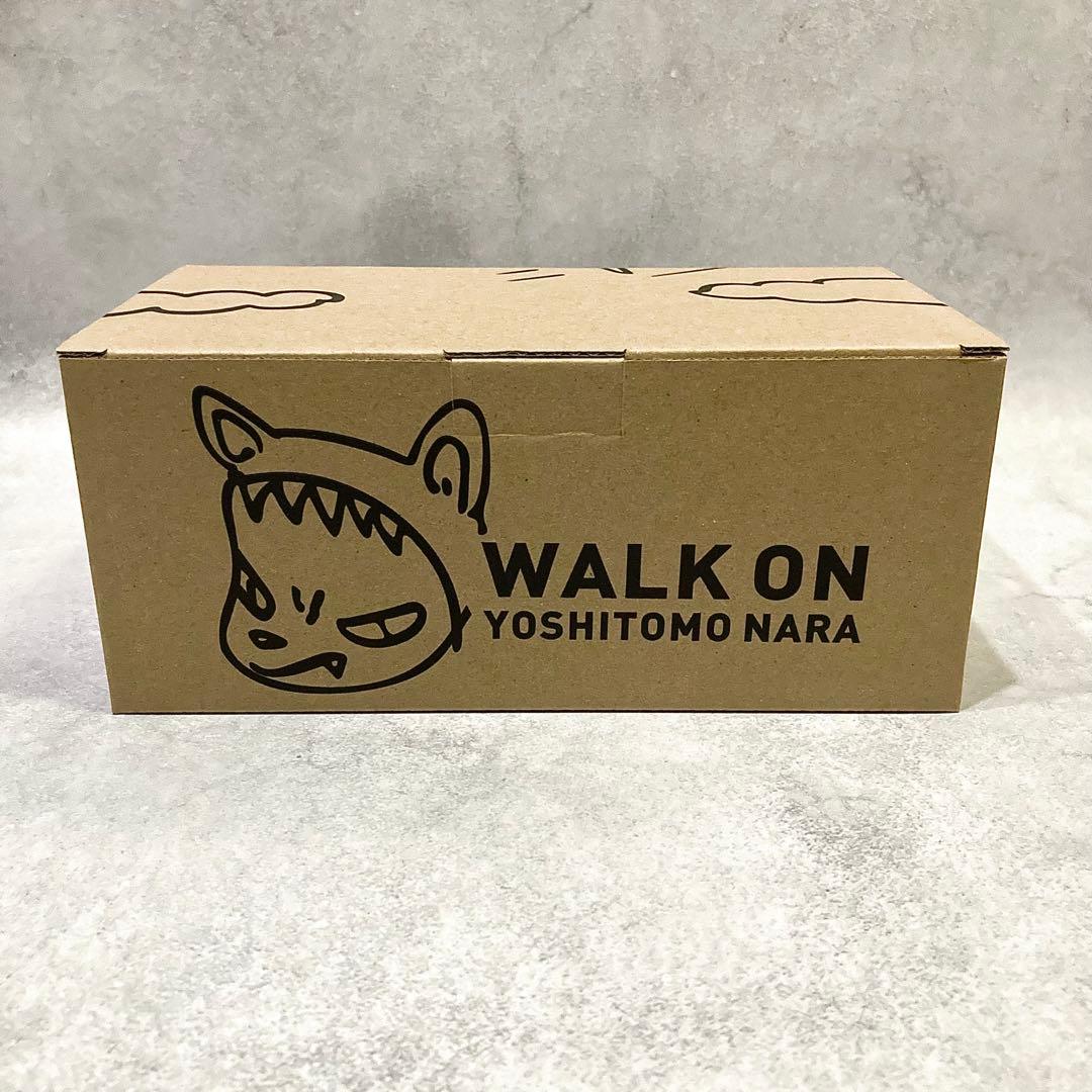 新品国内正規品 奈良美智 パタパタクロック WALK ON ホワイト 限定カラー