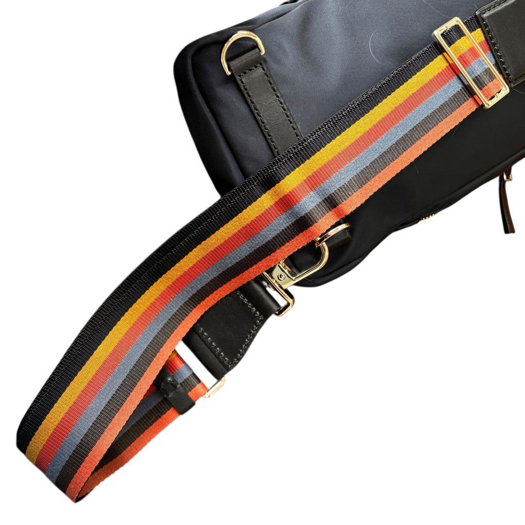 ポールスミス ボディバッグ 新品同様 ナイロン マルチ 紺