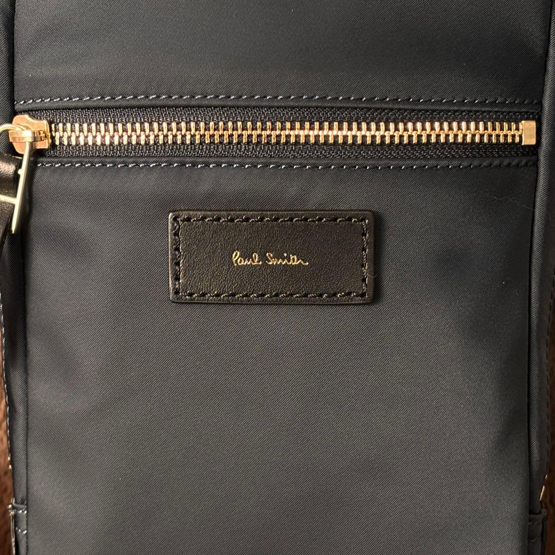 ポールスミス ボディバッグ 新品同様 ナイロン マルチ 紺