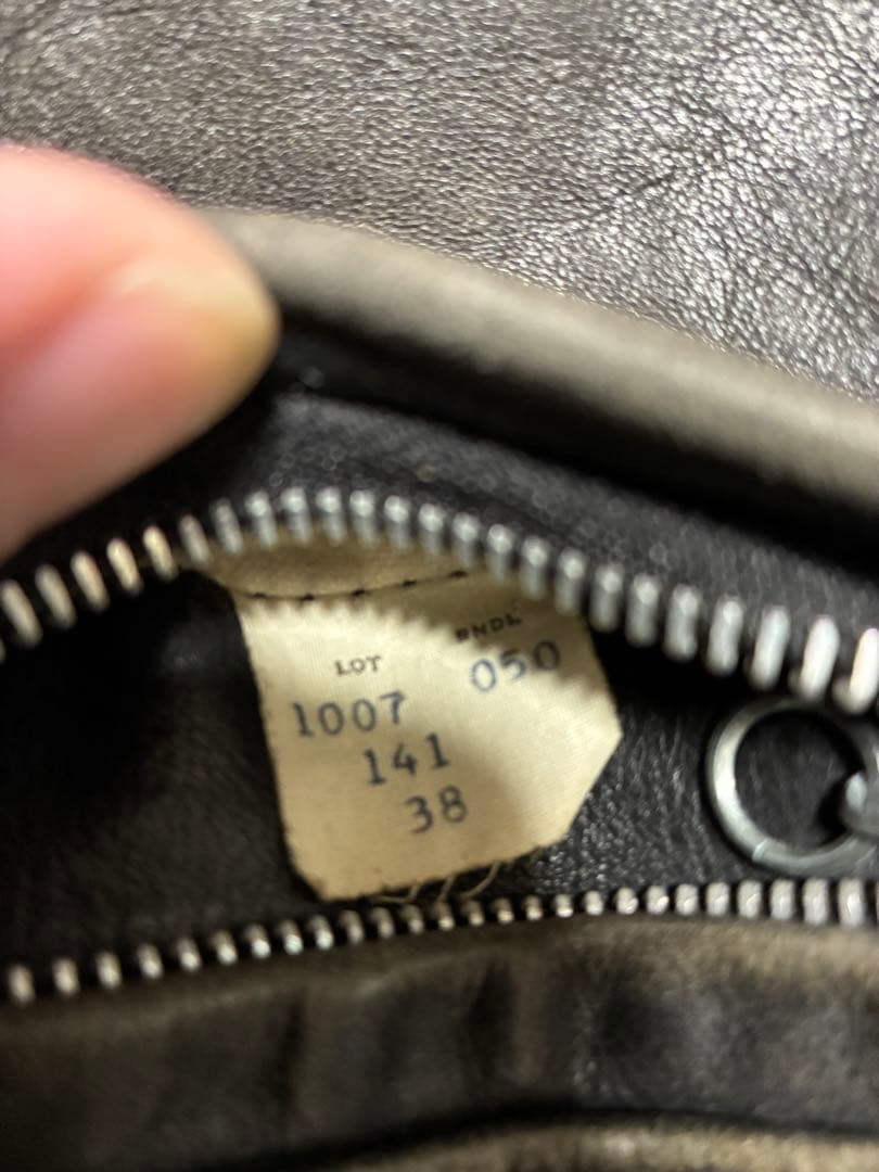 schott 141 シングルライダース（３８）ライナー付き