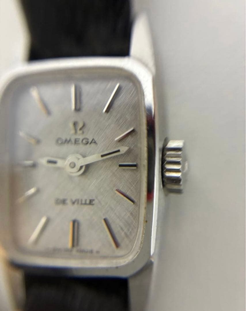 可動品　オメガ 手巻き 腕時計 希少文字盤 デビル アンティーク