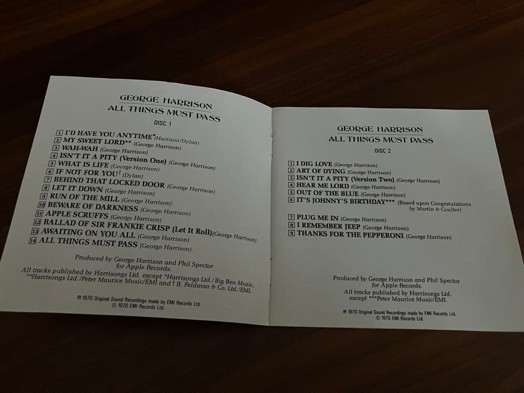 e Harrison 英国高音質nimbus最初期プレス 1987