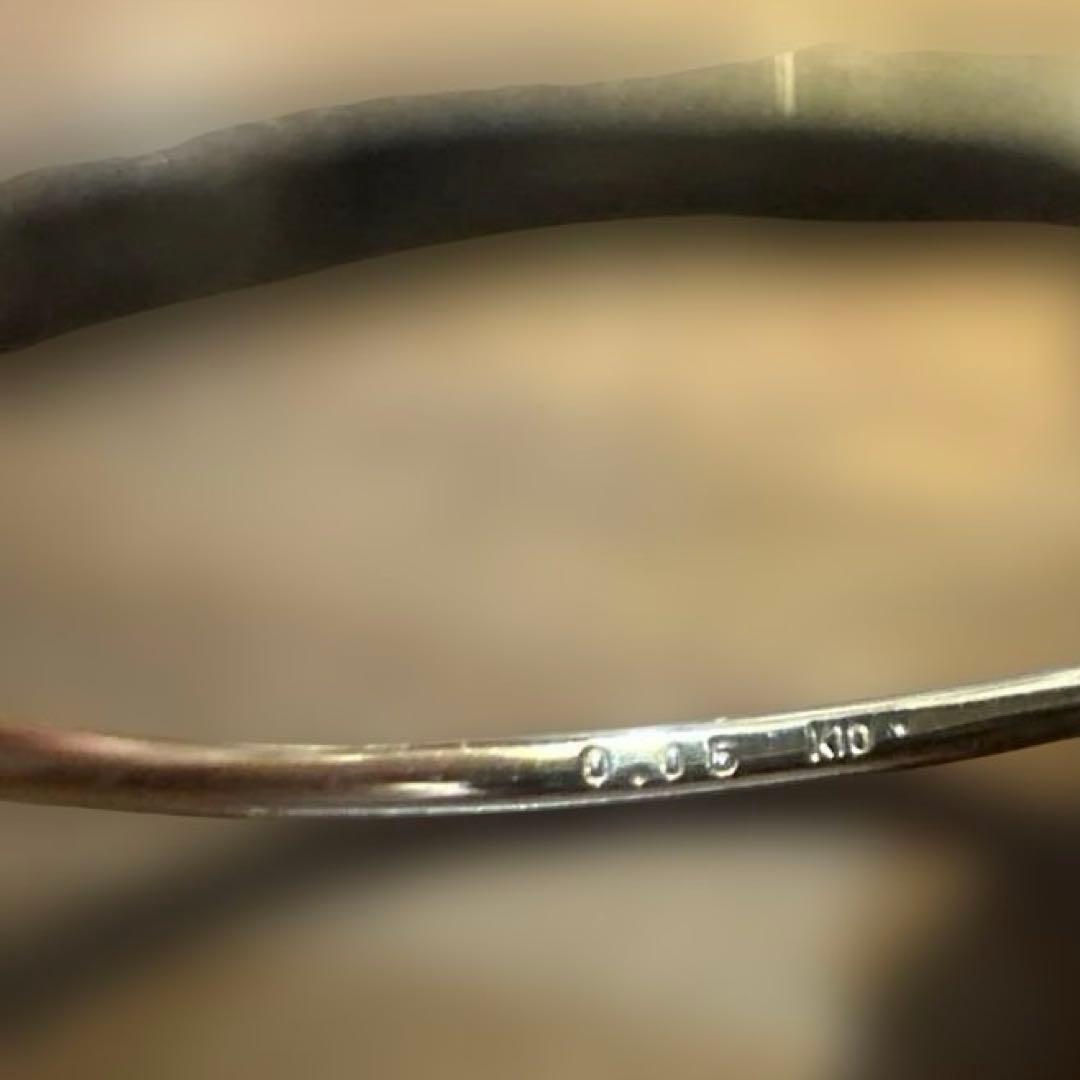 agete k10 ハーフエタニティ ダイヤモンドリング 13号