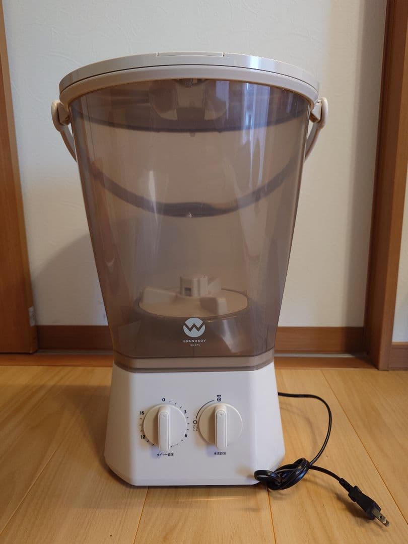 シービージャパン バケツ型 小型洗濯機 ブラッシュボーイ TOM-12 Pro