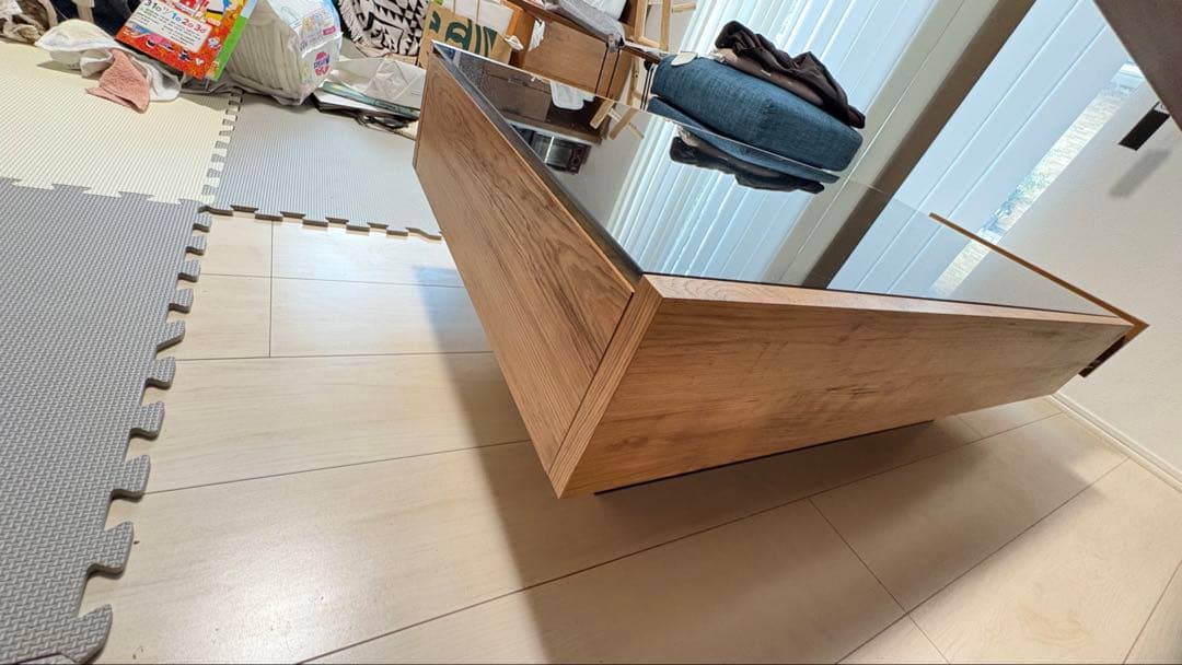 ビンテージスタイル ローテーブル 105cm