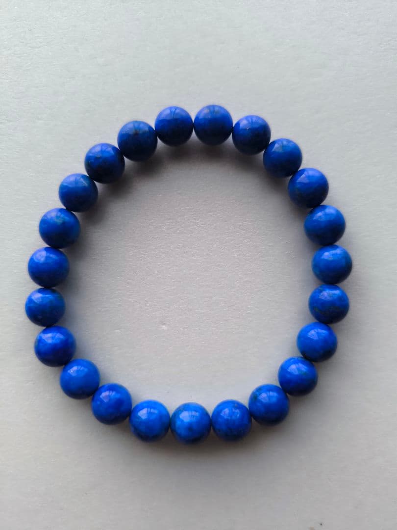 希少レア☆ライトブルー ラピスラズリ ブレスレット 天然石