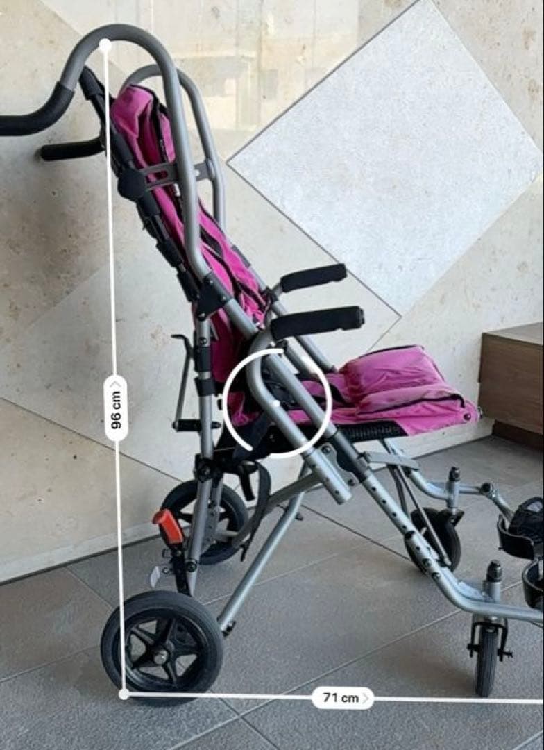 Vivo 障害児用バギー SHOWA 姿勢保持 車いす 説明書付