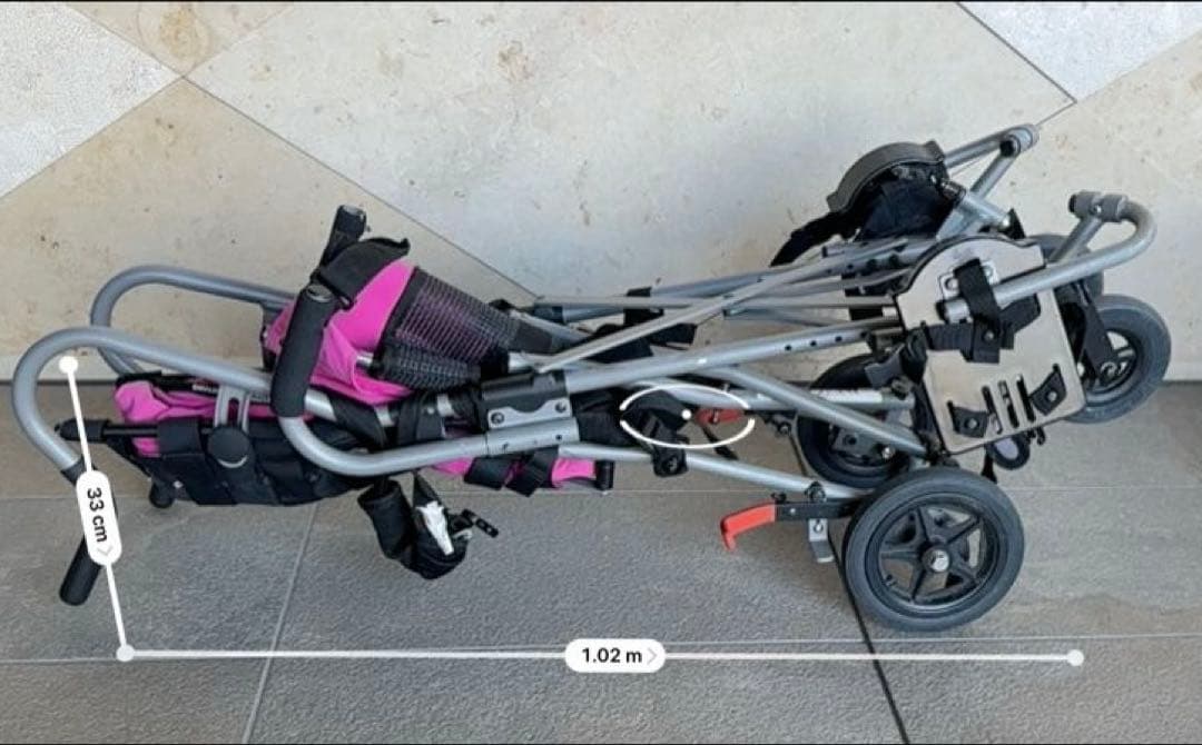 Vivo 障害児用バギー SHOWA 姿勢保持 車いす 説明書付