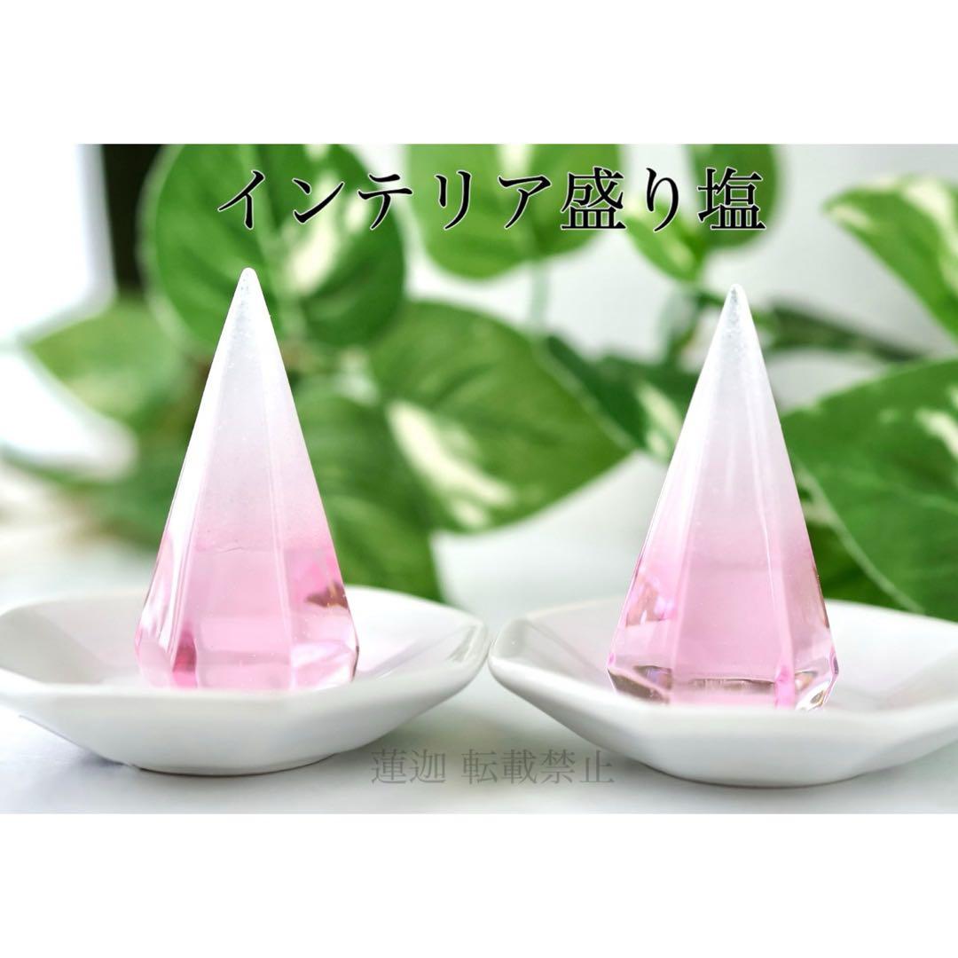 hhkk 8種類 盛り塩16個 八角皿ノーマル16枚