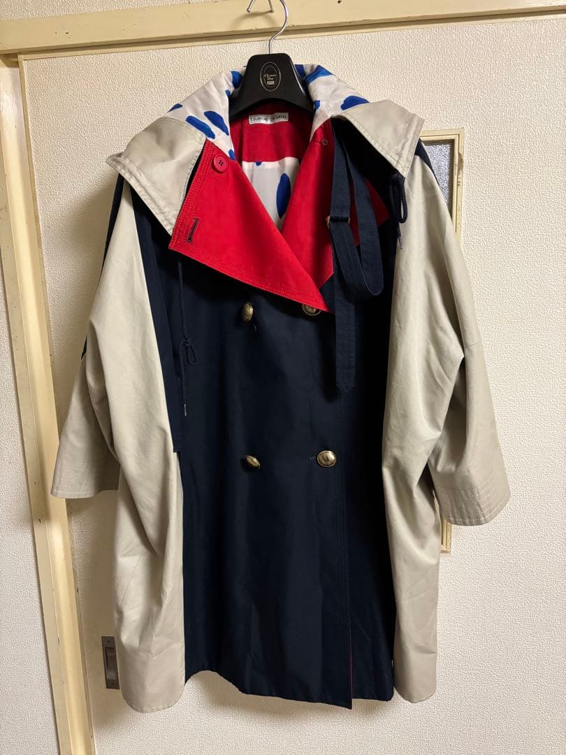 未使用品 ツモリチサト 男女 タッサー フード付き　 コート