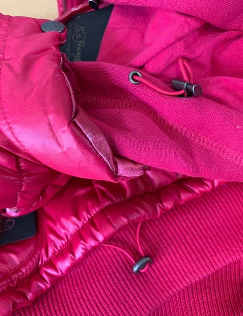 ed hardy ダウン アウター PINK y2k グランジ 平成