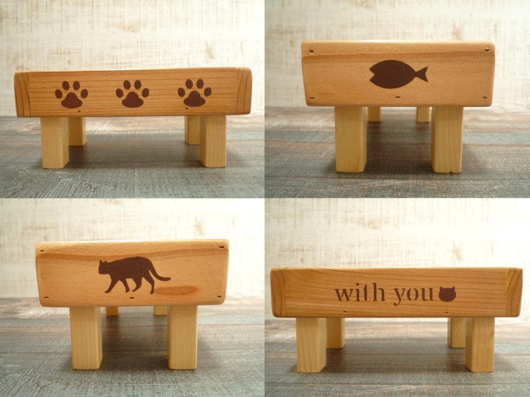 ⭐さくらオーダー品♥️椅子＆留具BOX⭐わんにゃん柄♥️--150・151