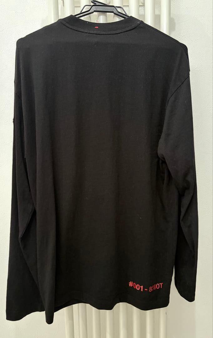 MONCLER メンズ モンクレール 長袖 ロング Tシャツ 黒 M カットソー