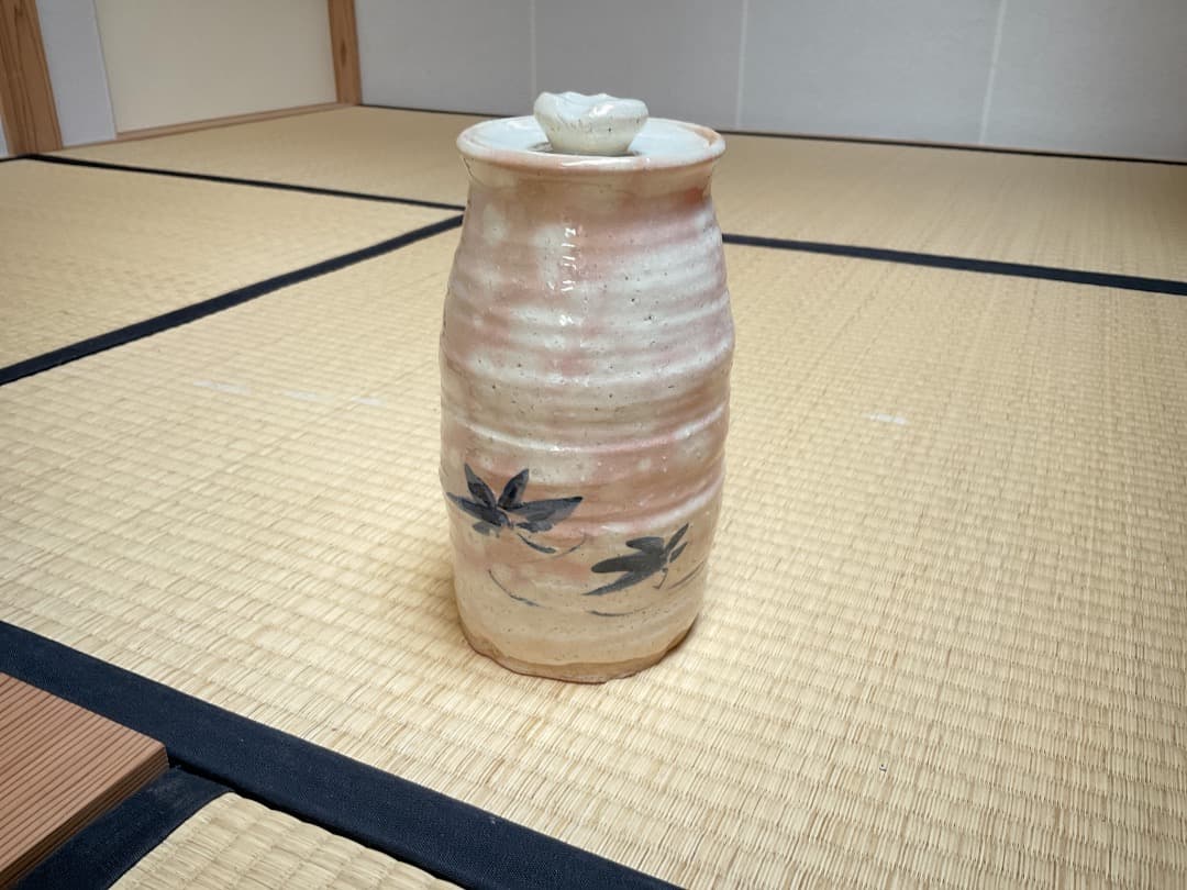 陶兵衛　紅葉細水指　淡々斎箱書030