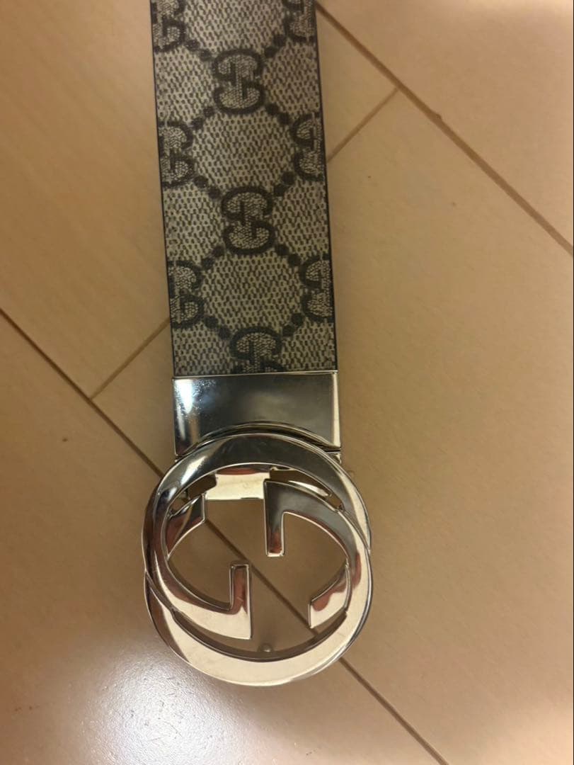 Lxffox さん(専用)GUCCI GGロゴバックル リバーシブルベルト