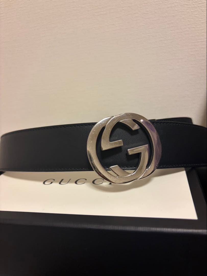 Lxffox さん(専用)GUCCI GGロゴバックル リバーシブルベルト