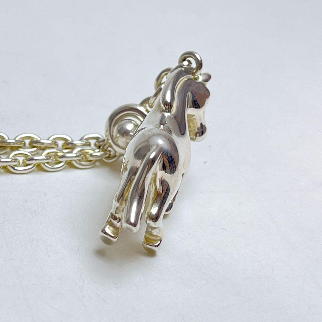 エルメス　ホース　キーリング　キーホルダー　アーネダンス　925