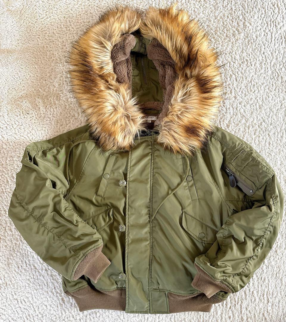 MOUSSY マウジー N-2B ミリタリージャケット F カーキ　Y2K