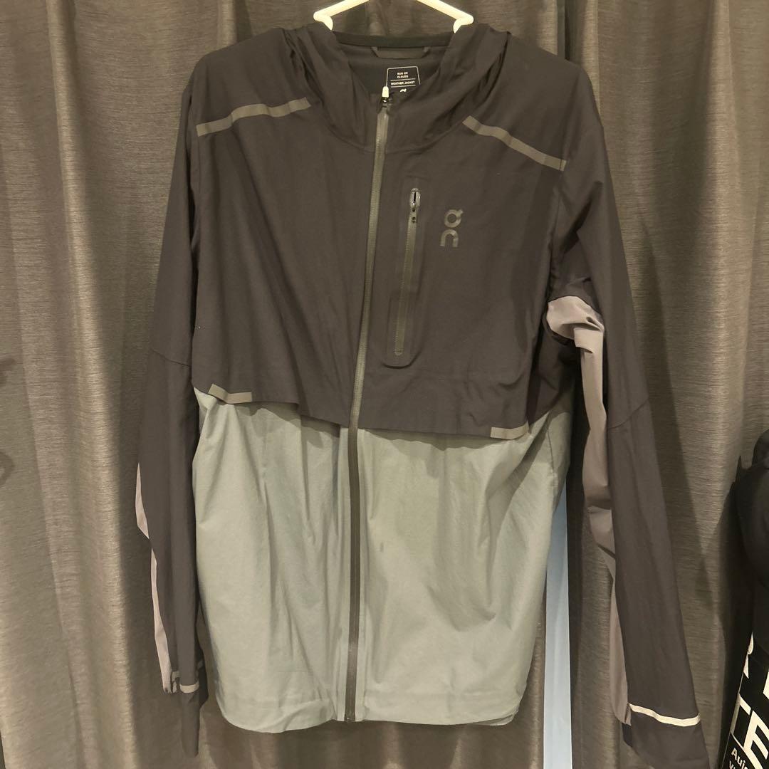 【極美品】On Weather Jacket ブラック/グレー