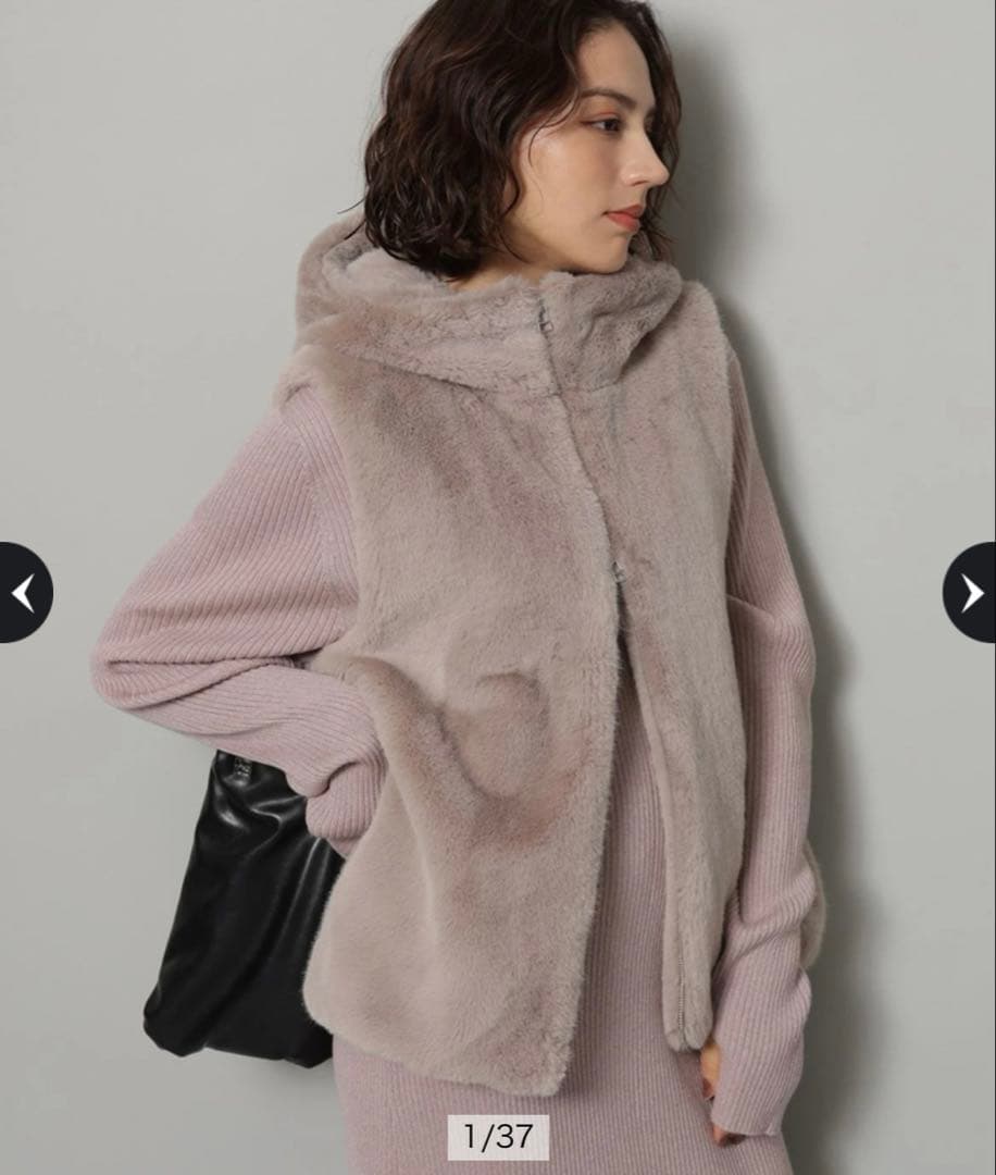 新品 Arpege story アルページュストーリー ファージップベスト