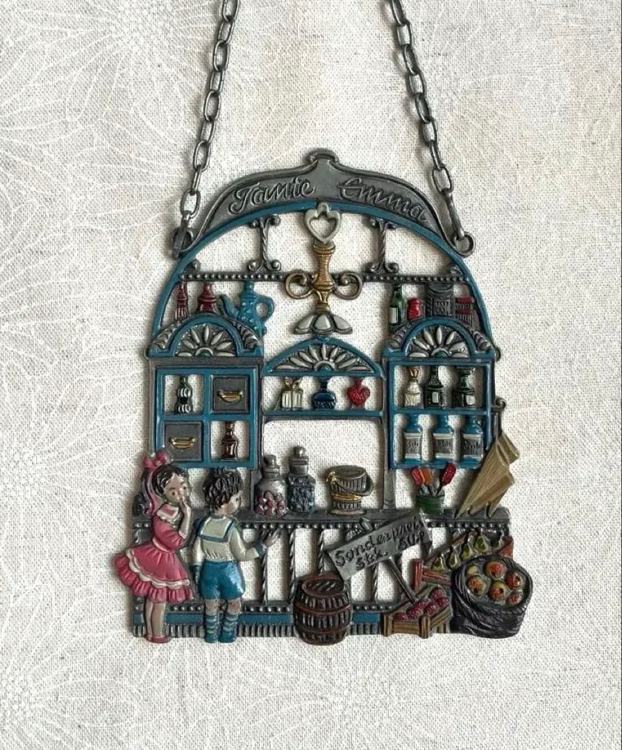 ドイツ製　錫　壁掛け飾り　kunstgewerbe wolfram schmid