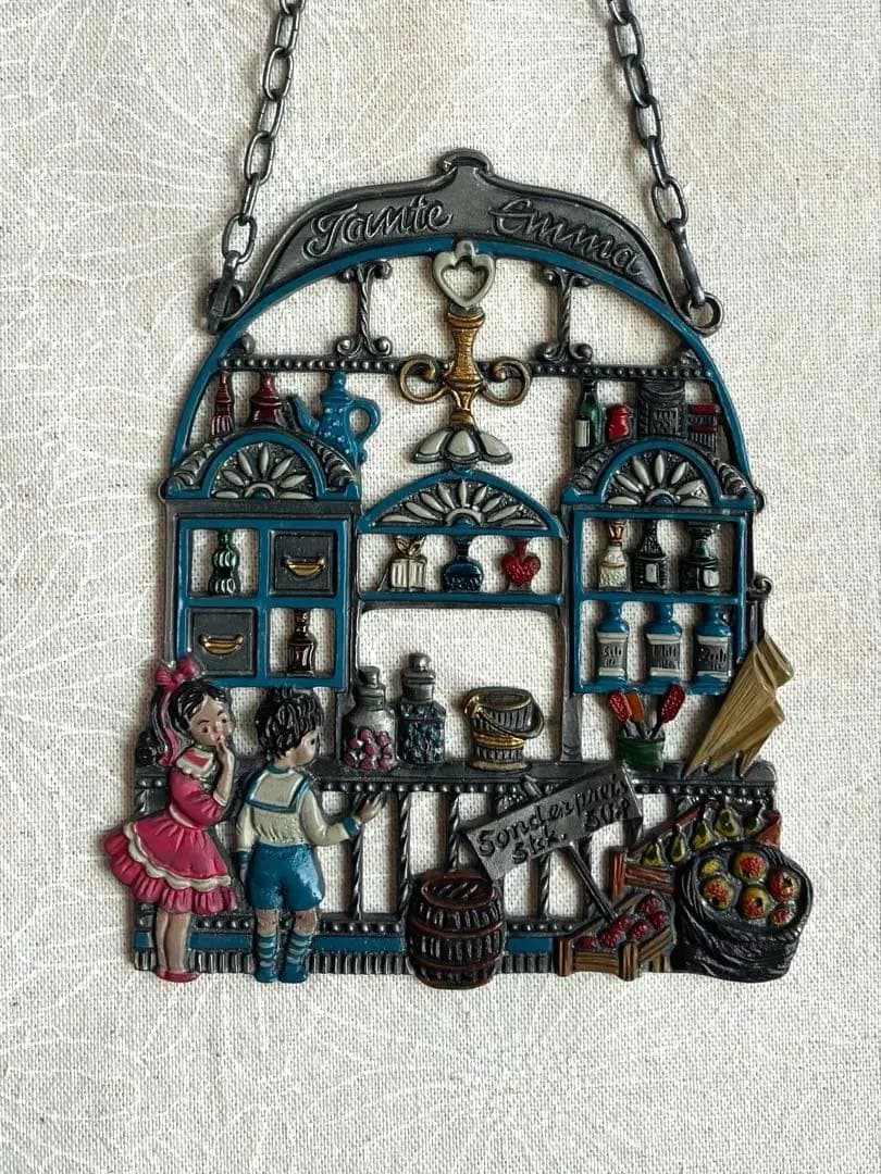 ドイツ製　錫　壁掛け飾り　kunstgewerbe wolfram schmid