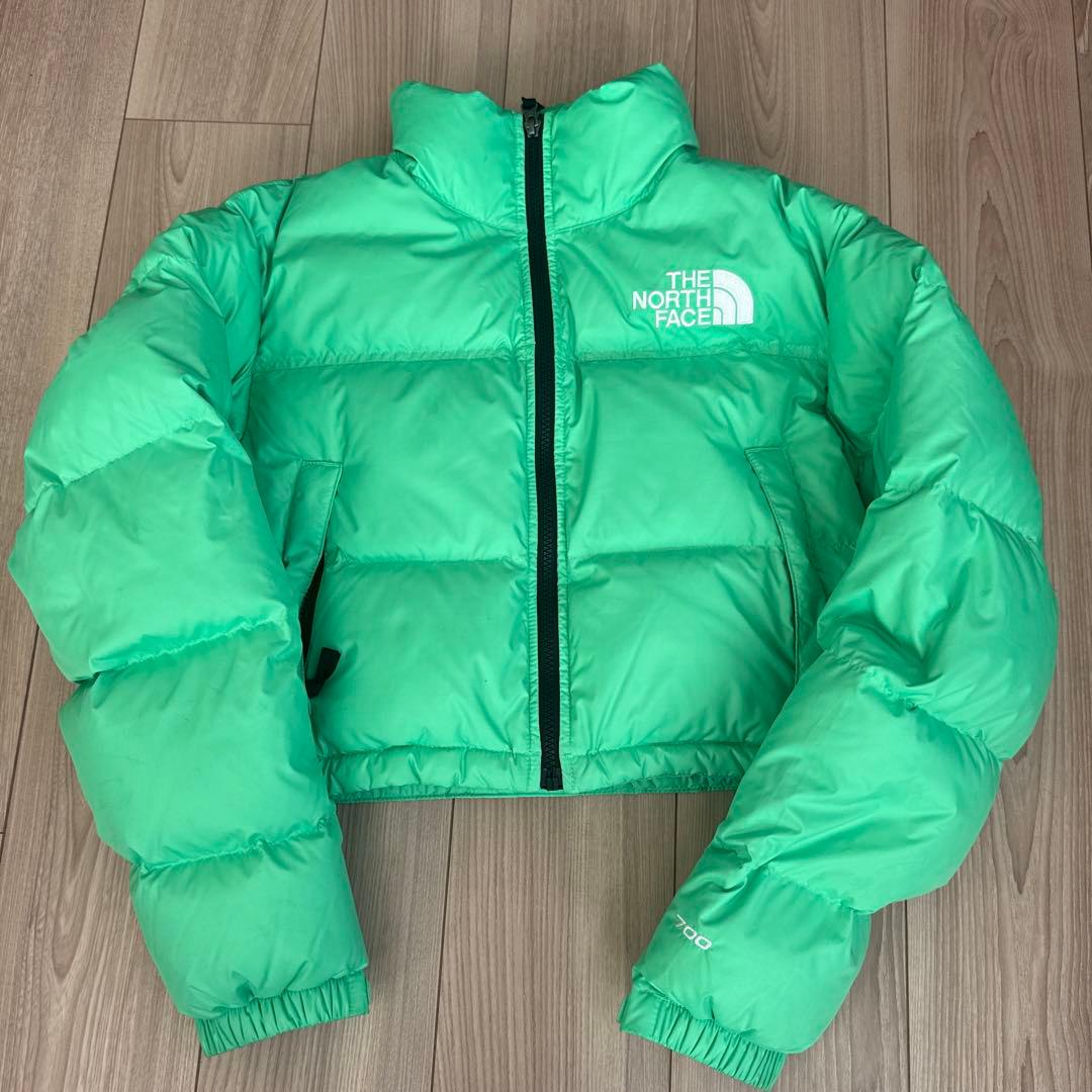 THE NORTH FACE ライトグリーン ダウンジャケット XS 700