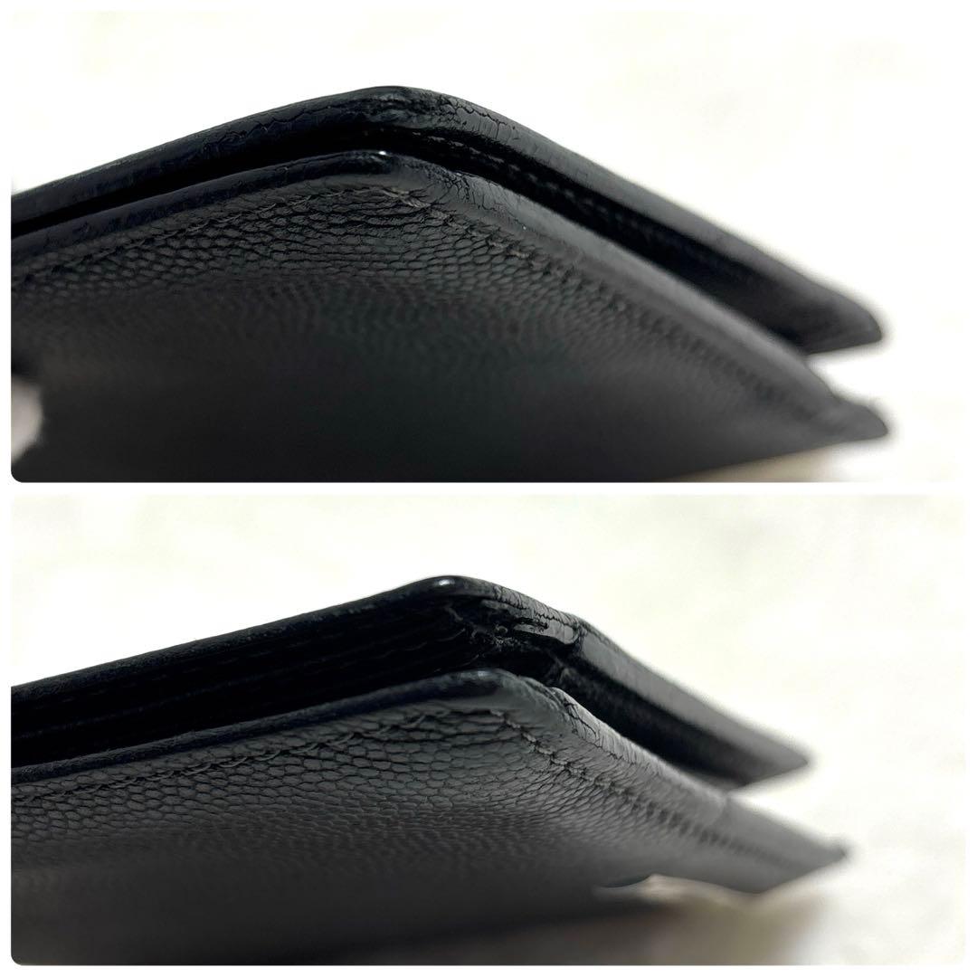 Cartier カルティエ　サントス 二つ折り財布　ロゴプレート