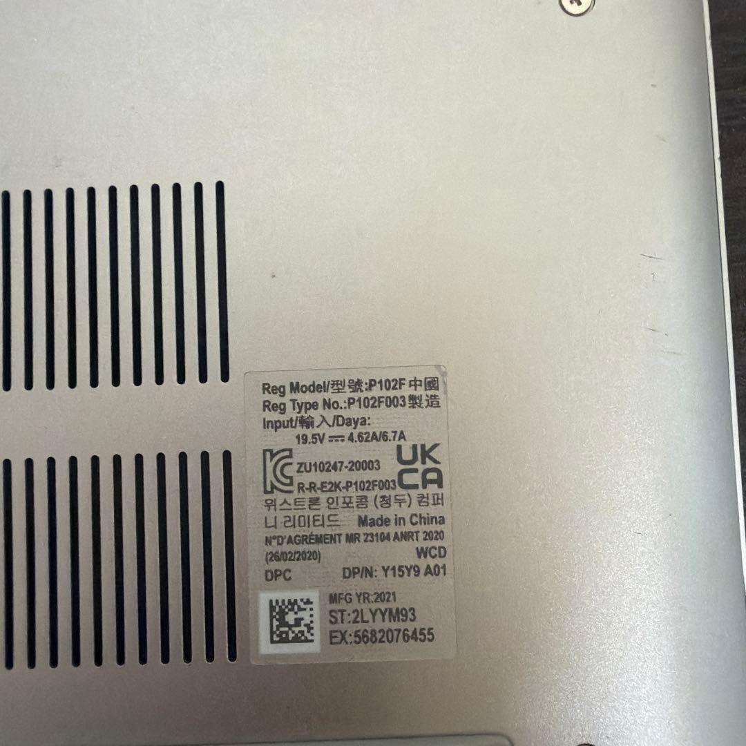 中*村様 DELLノーPC NVIDIA GeForce GTX i7 insp